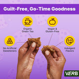 Verb Energy Bar sabor masa de galleta con chispas de chocolate para estudio o trabajo