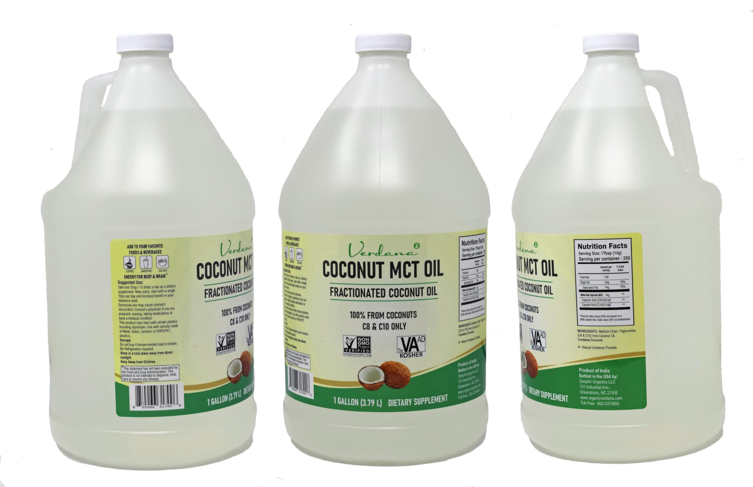 Verter Verdana MCT de Coco para café keto, sin alterar el sabor.