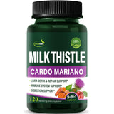 Verdeherb: botella de cápsulas para apoyo diario del hígado.