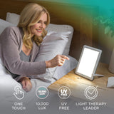 Verilux HappyLight Lucent diseño ultrafino para uso en casa