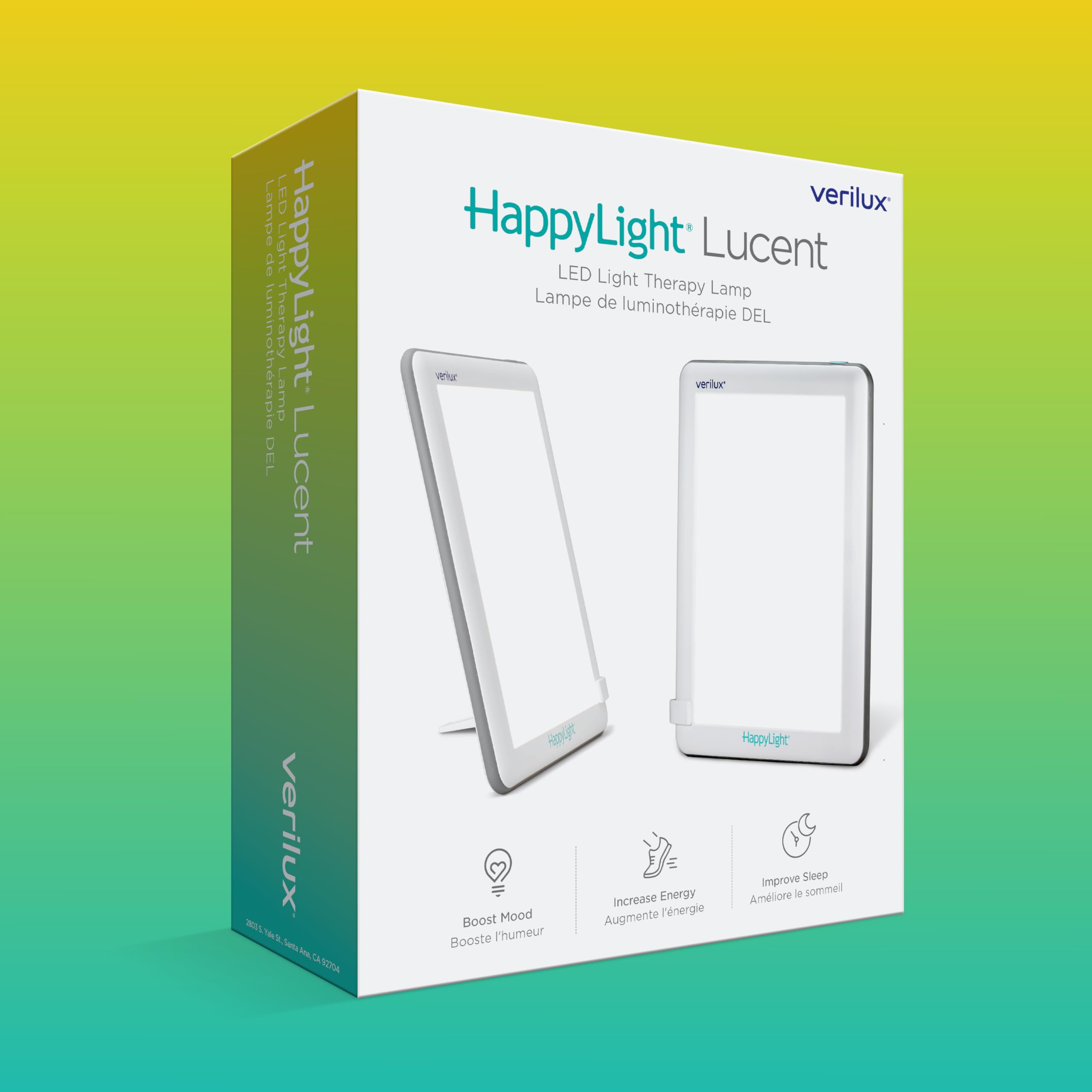 Verilux HappyLight Lucent garantía de 3 años y soporte EE. UU.