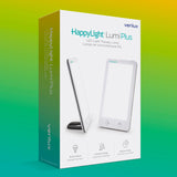 Verilux HappyLight Lumi Plus, diseño ultra delgado para portabilidad y transporte.