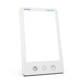 Verilux HappyLight Luxe con brillo ajustable para uso en casa.