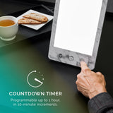 Verilux HappyLight Luxe diseño ultradelgado para uso en casa u oficina