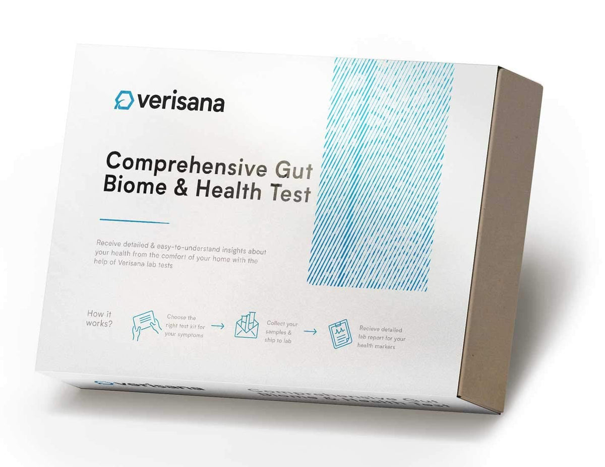 Verisana prueba de heces para la salud intestinal, identifica desequilibrios desde casa.