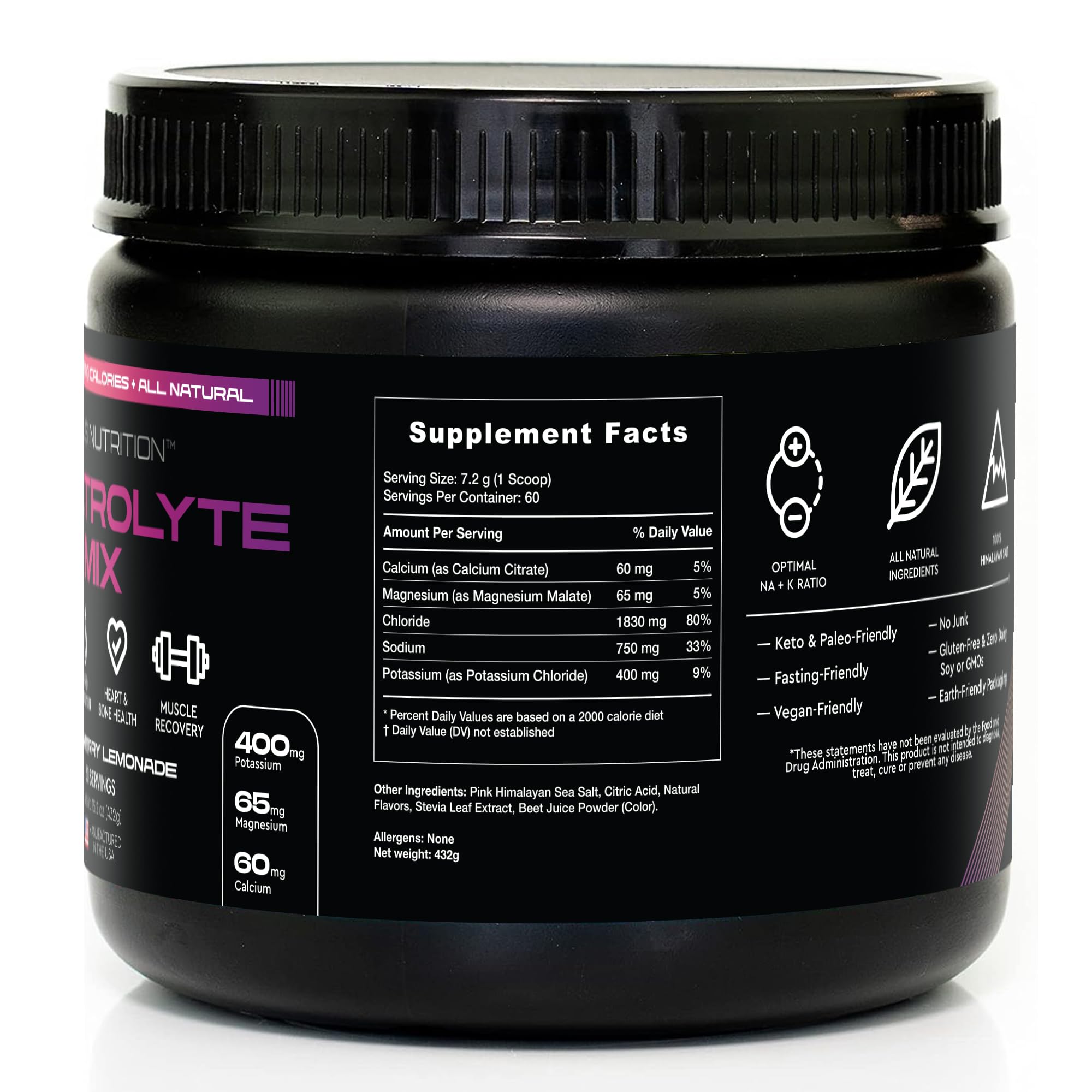 Dispositivo medidor de dosis para VERUS NUTRITION Electrolytes