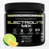 VERUS NUTRITION electrolitos en polvo sin azúcar para hidratación equilibrada en limón-lima