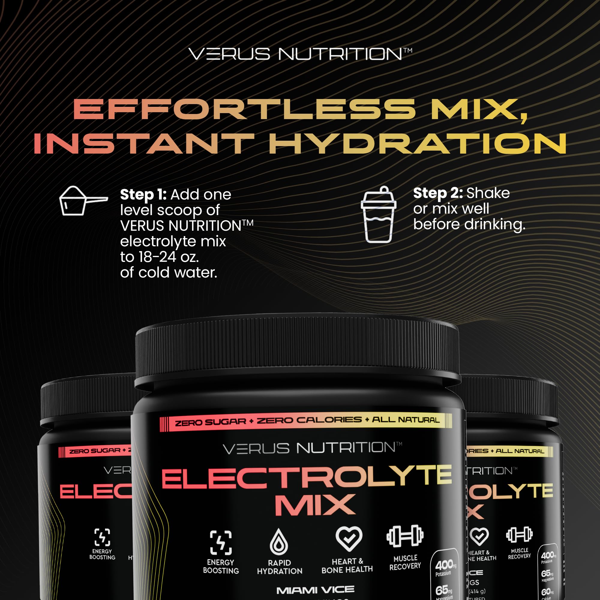 Sabor limón lima VERUS NUTRITION con cero calorías