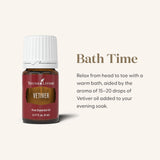 Young Living Vetiver, calma para la hora de dormir de niños