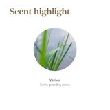 Experiencia sensorial terrosa de Vetiver de Young Living