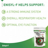 Enisyl-F Bites indica dosis para soporte inmunológico diario.