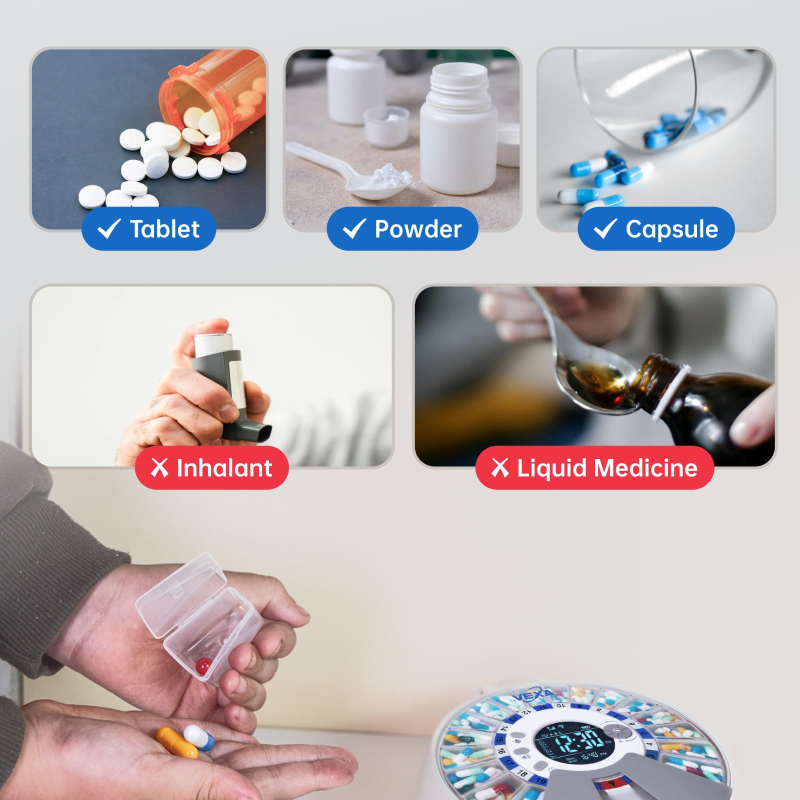 VEXA VitaMate Pro 21 integración con app para control remoto de cuidadores