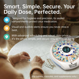 VEXA VitaMate Pro 21 pod subiendo para acceso cómodo a la dosis