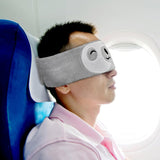 VHOPMORE máscara para dormir peluche, ligera y portátil para viajes