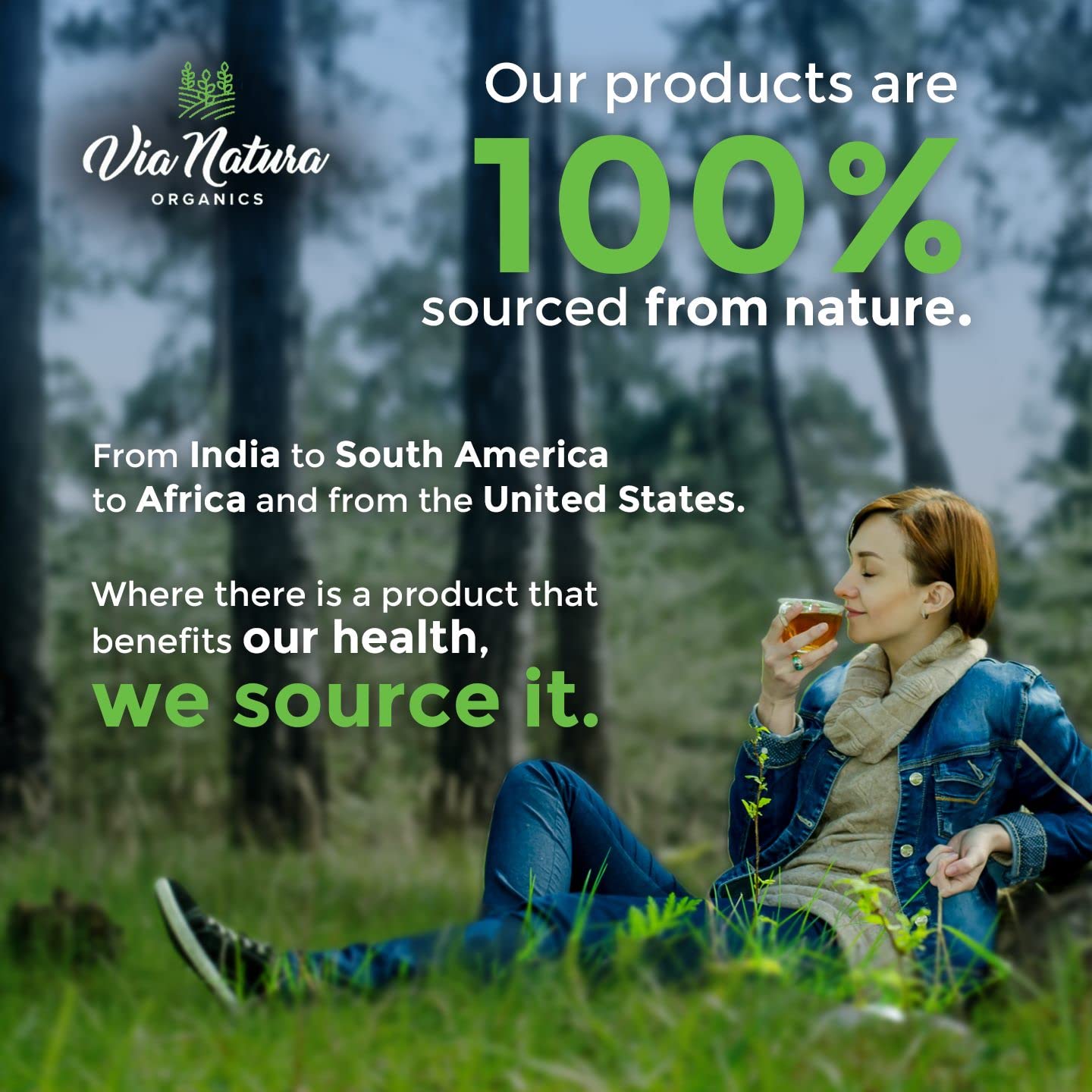 Envase sostenible de Via Natura Organics Amla para un consumo responsable