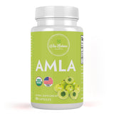 Via Natura Organics Amla cápsulas frasco, fuente natural de vitamina C para uso diario