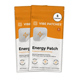 Parche de energia Vibe Patches aplicado en la piel para activarte todo el dia