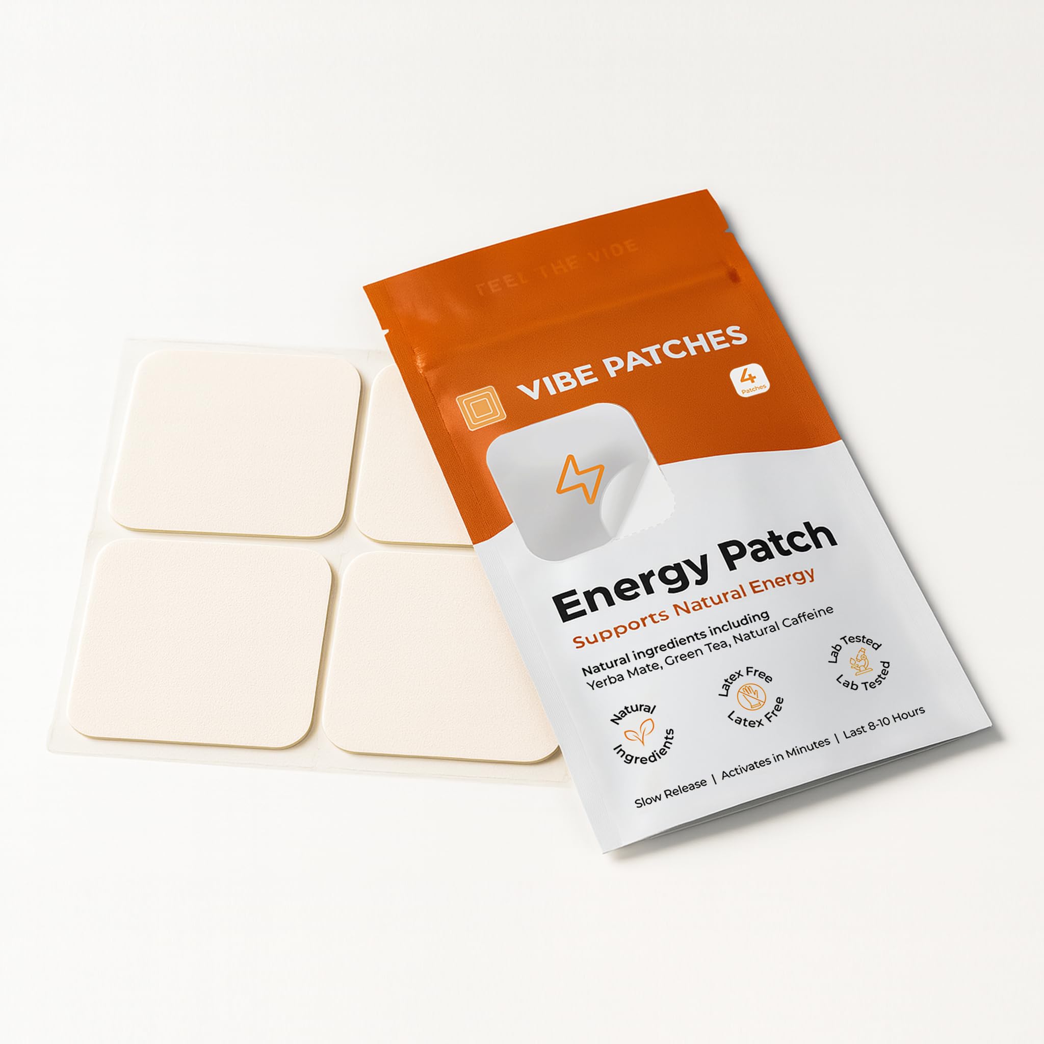 Yerba Mate y té verde presentes en Vibe Patches para energía suave