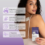 VIBE PATCHES Melatonina L-Teanina: apoyo suave para descanso sin píldoras.