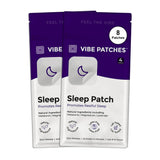 VIBE PATCHES Parche Sueño: enfoque nocturno suave para rutina relajante sin pastillas.