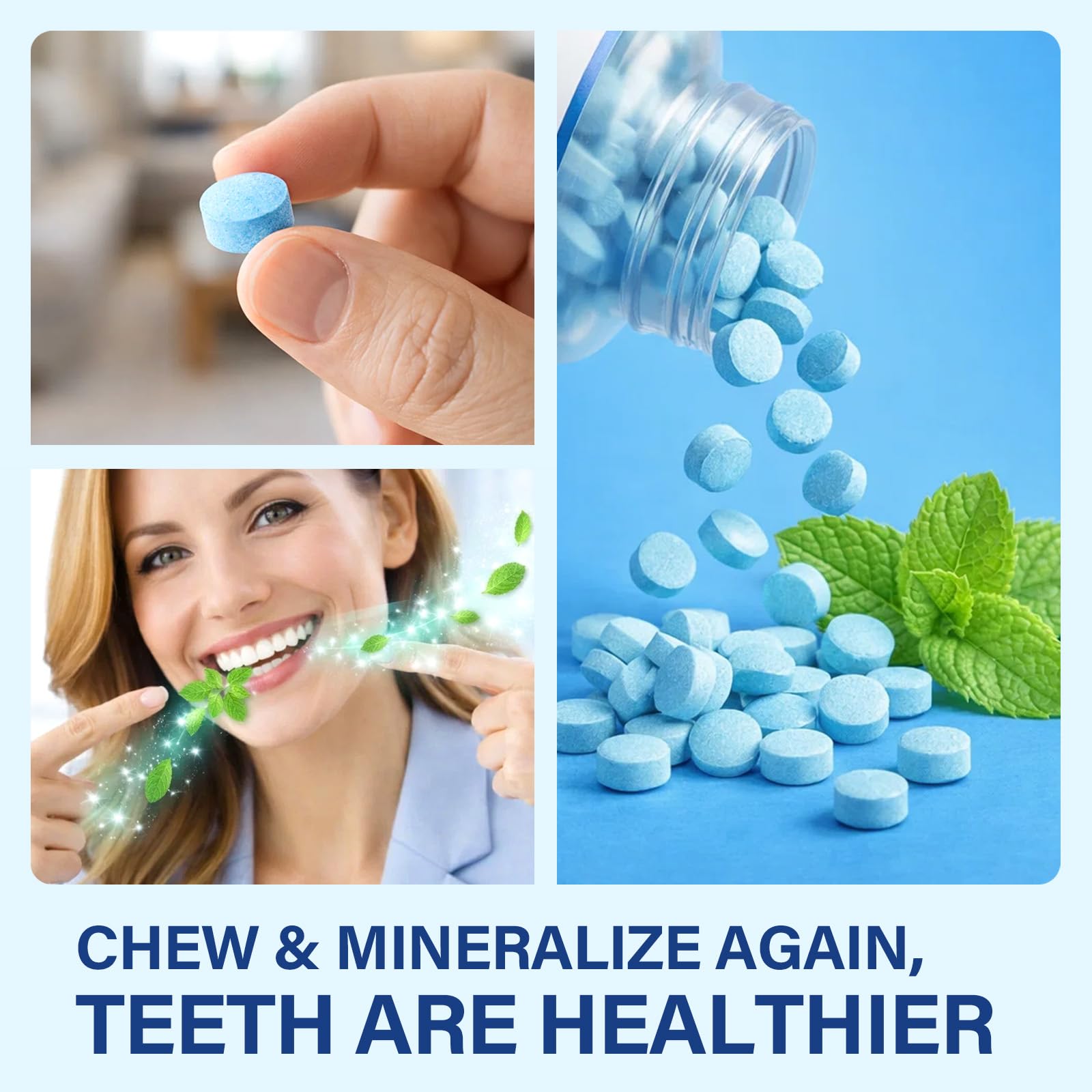 VibeGen+ ingredientes naturales de menta para sabor seguro.
