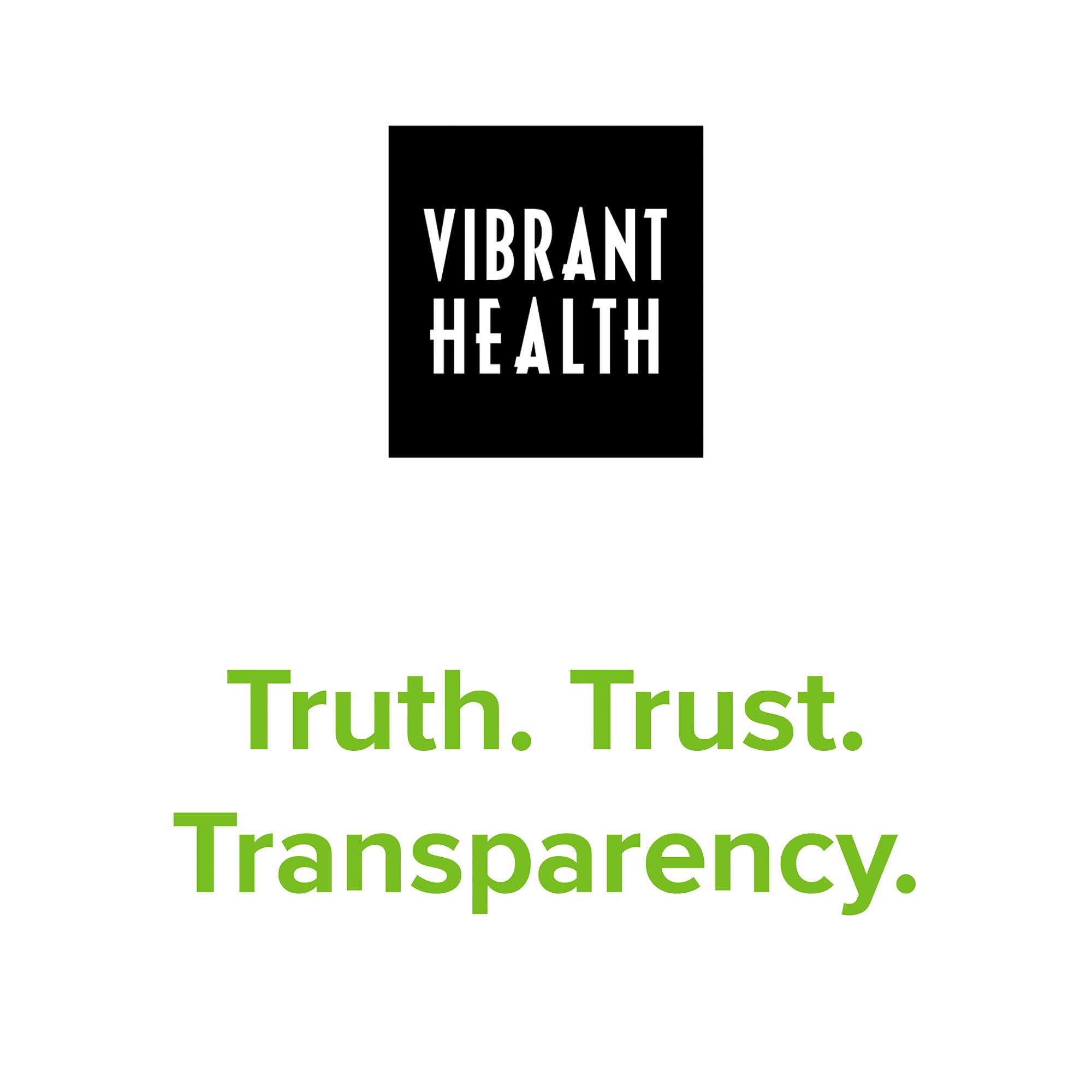 Envase de Vibrant Health Green Vibrance con etiqueta clara