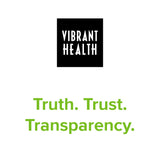 Envase de Vibrant Health Green Vibrance con etiqueta clara