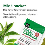 Vibrant Health Green Vibrance Sobres: mezclar en batidos para claridad