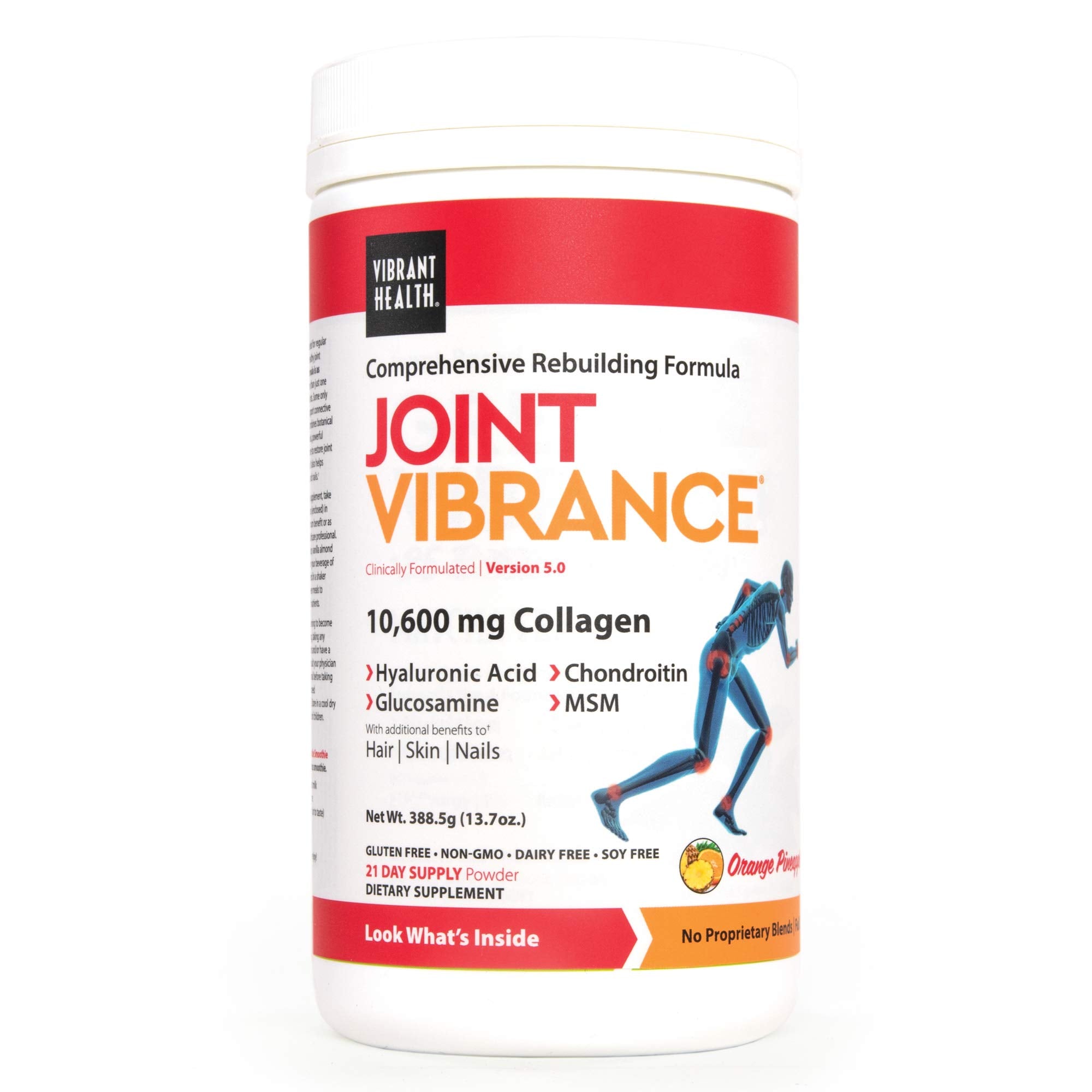 Vibrant Health Joint Vibrance, bote frontal, soporte articular confiable