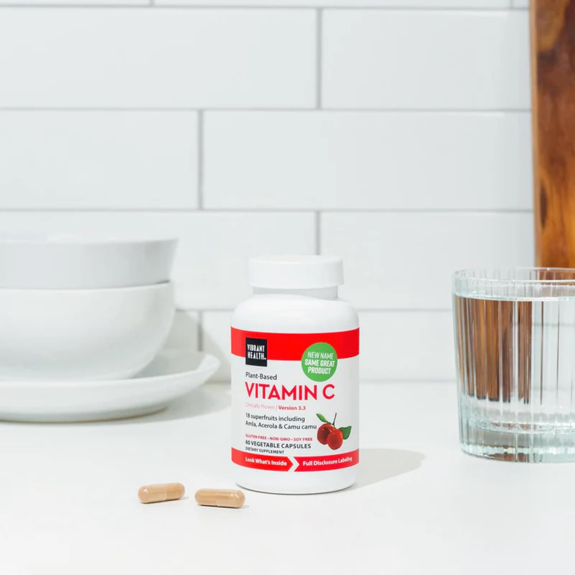 Vibrant Health Super Natural C, absorcion favorecida por origen vegetal.