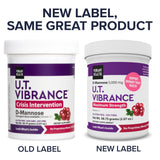 Vibrant Health U.T. Vibrance Etiqueta de ingredientes naturales