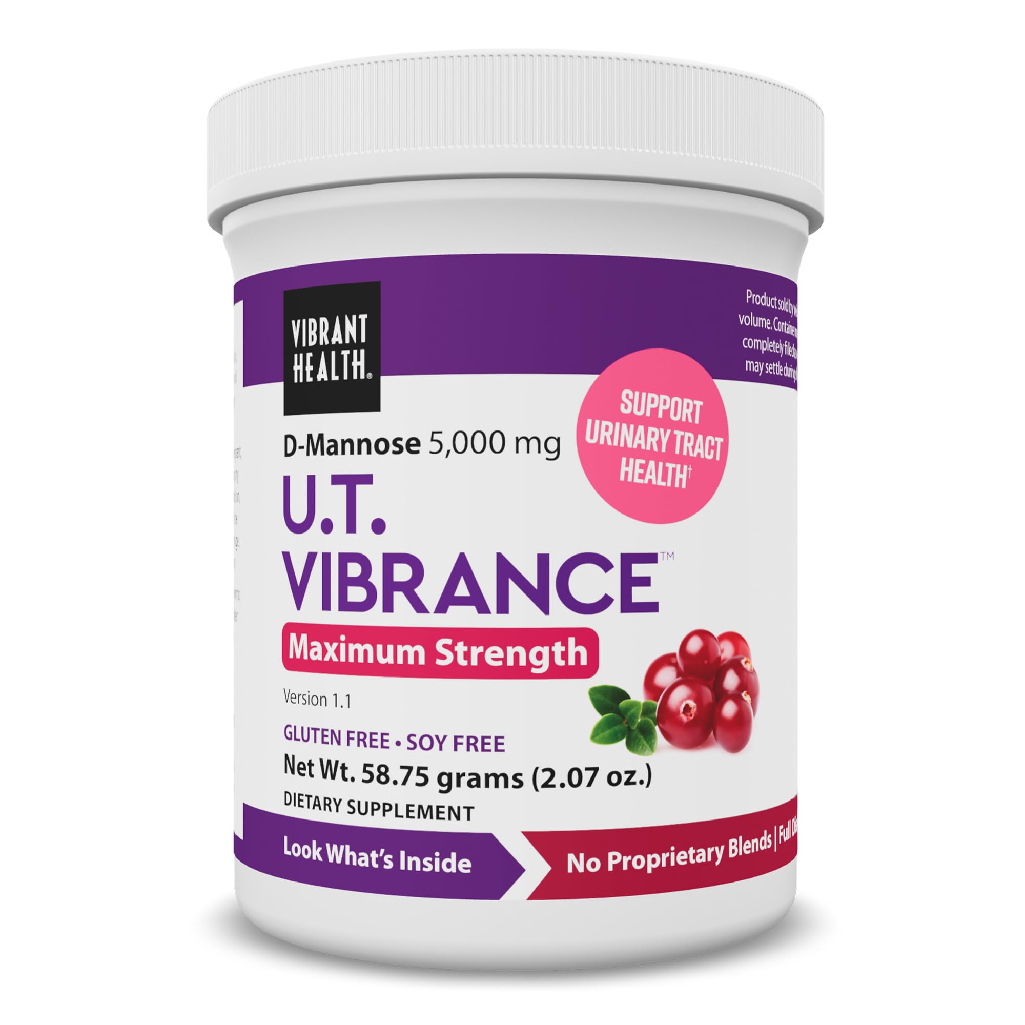Vibrant Health U.T. Vibrance Polvo en envase para uso diario