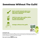 Disolución fácil de Viccoky Stevia Orgánica en Polvo para café.