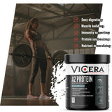 Mezcla VICERA A2 proteína, con probióticos y minerales para una ingesta equilibrada.