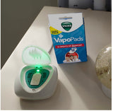 Tres niveles de vapor mentolado para mayor confort.