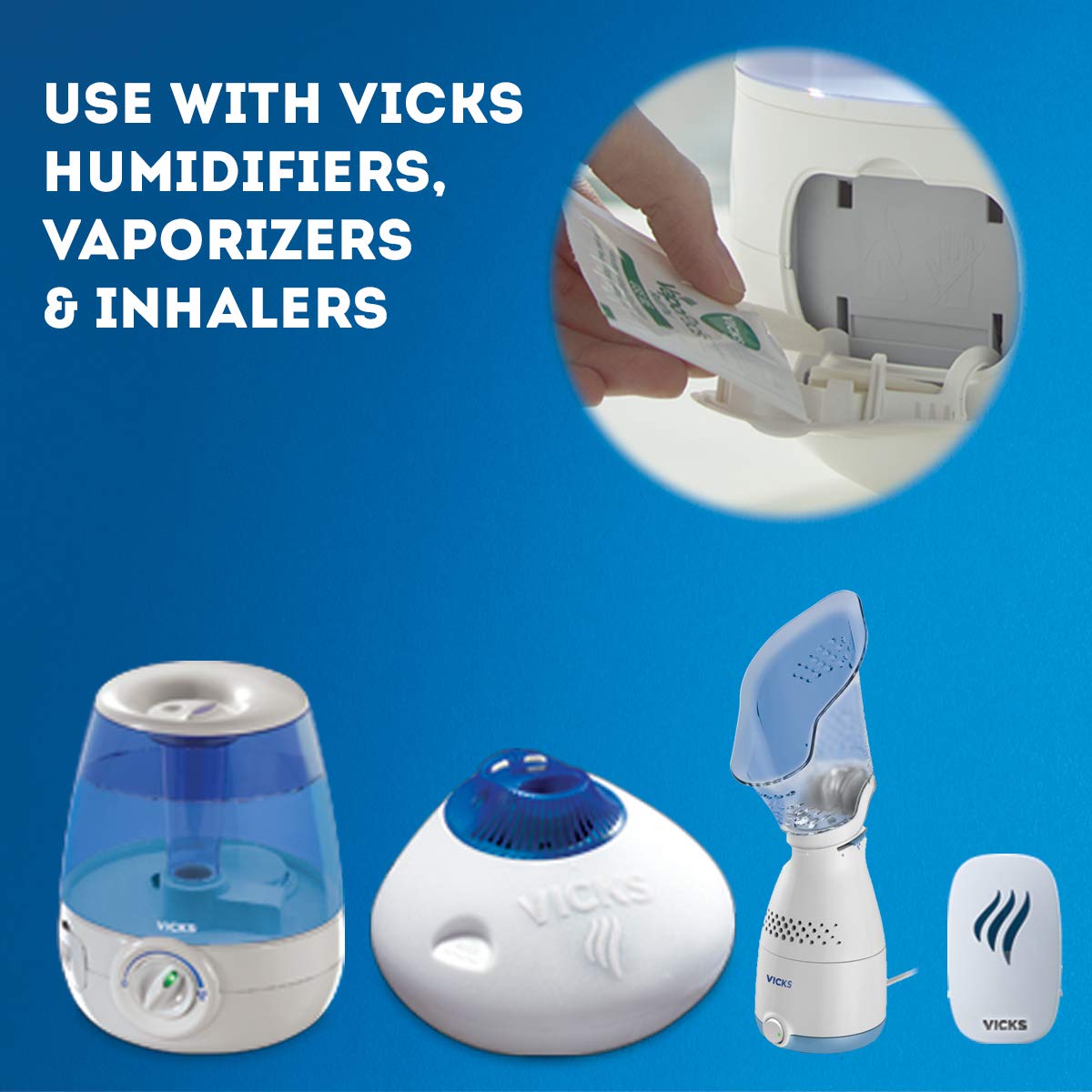 Vicks Calming Lavender Vapopad crea ambiente relajante en el salón.