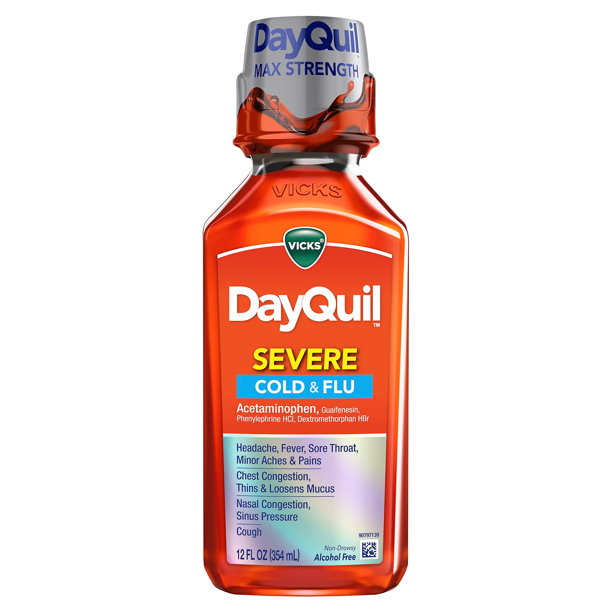 Vicks DayQuil SEVERE uso en casa para enfrentar congestión diaria.