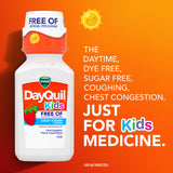 Vicks Kids DayQuil NyQuil, botella nocturna con sabor a uva para dormir mejor.