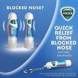 Aroma mentolado que refresca al inhalar desde el inhalador Vicks Krum