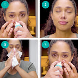 Aplicación nasal de Vicks Sinex Saline para despejar la congestión diaria