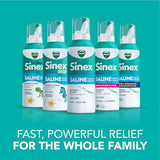 Sin conservantes en Vicks Sinex Saline para uso frecuente