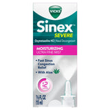 Vicks Sinex Severe, botella con niebla ultra fina para alivio nasal potencial.