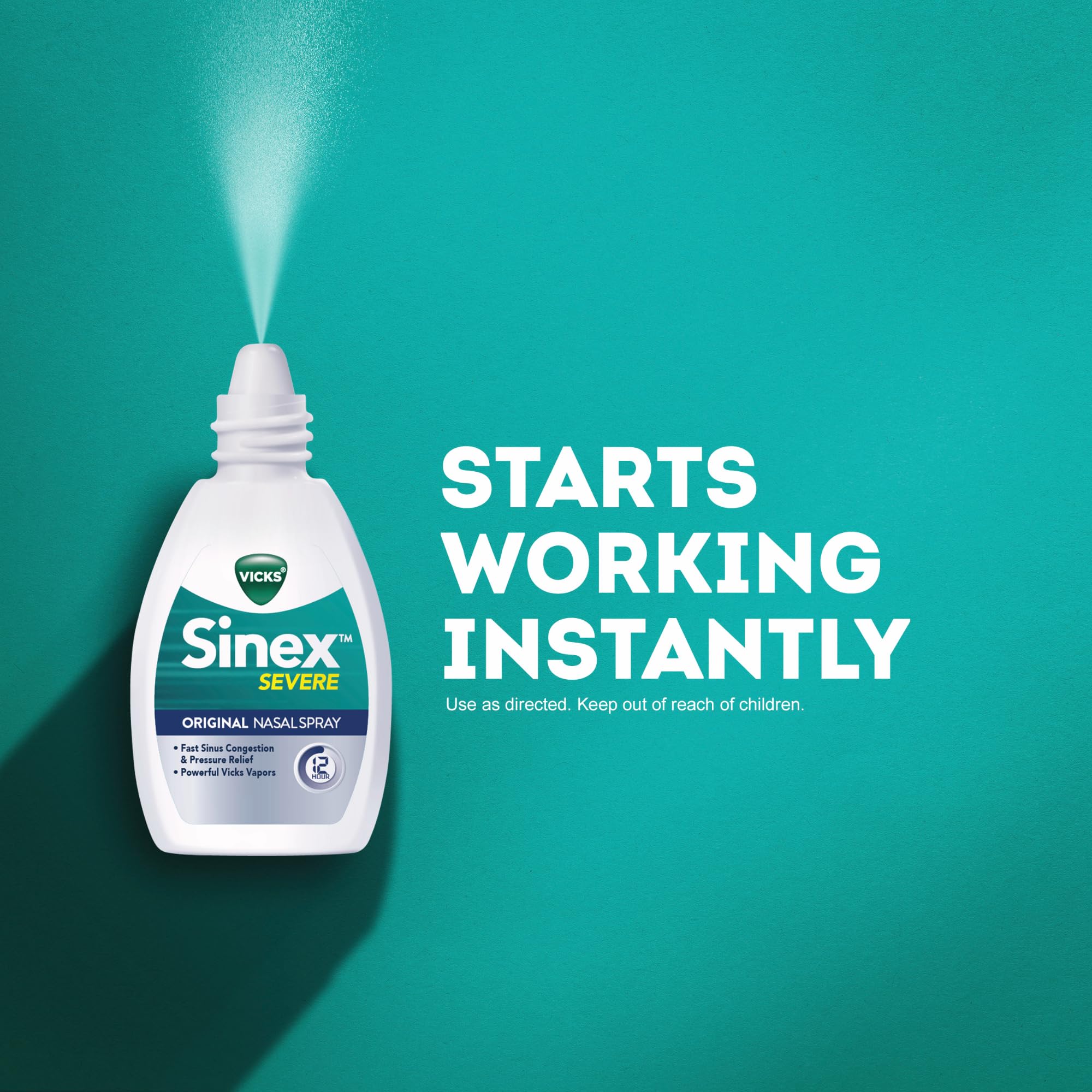 Paquete de cuatro unidades para uso familiar con Sinex Severe.