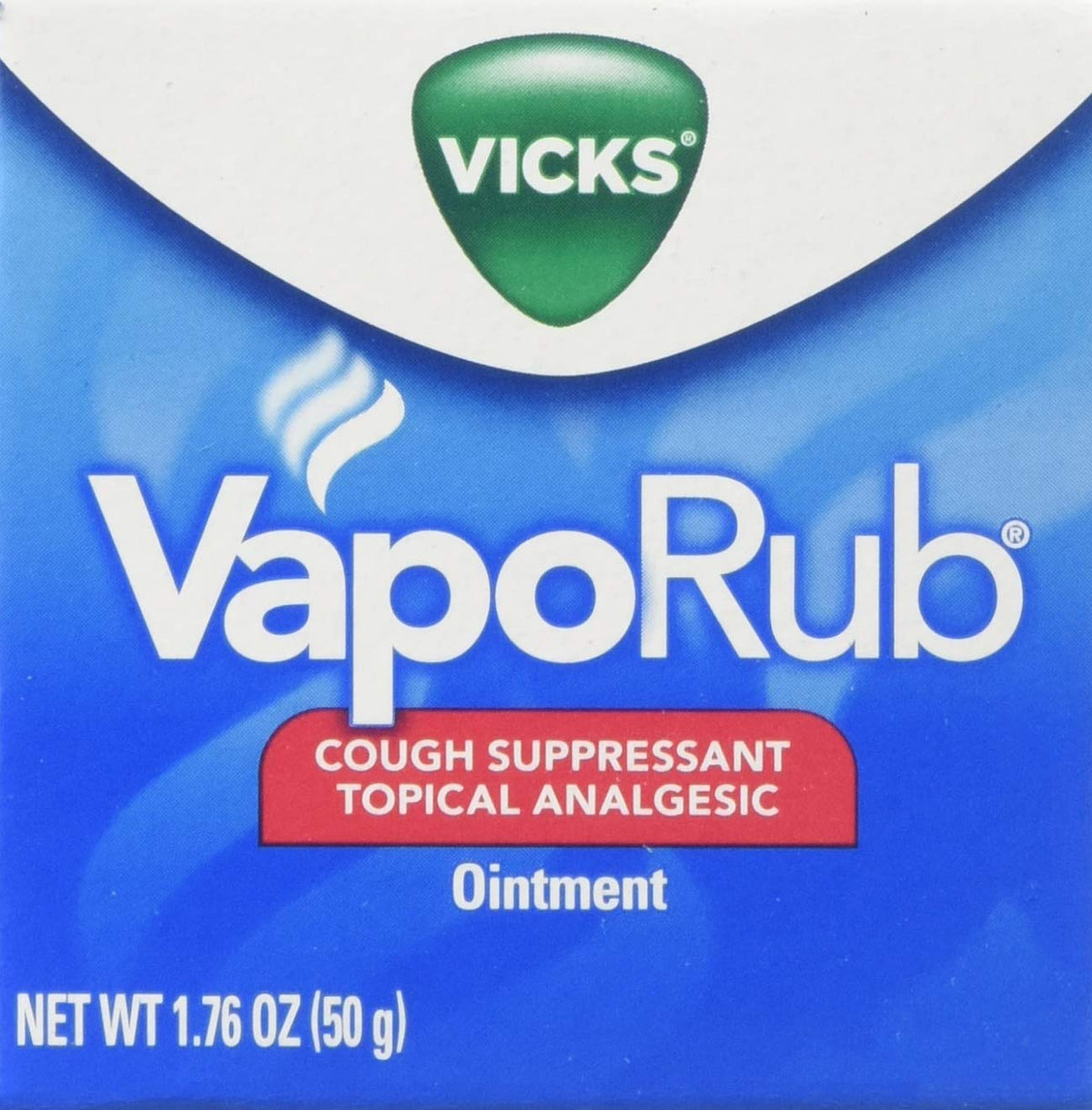 Vicks VapoRub empaque de seis unidades para la familia.