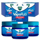 Vicks VapoRub en tubo con mentol y camfora para aliviar la congestión.