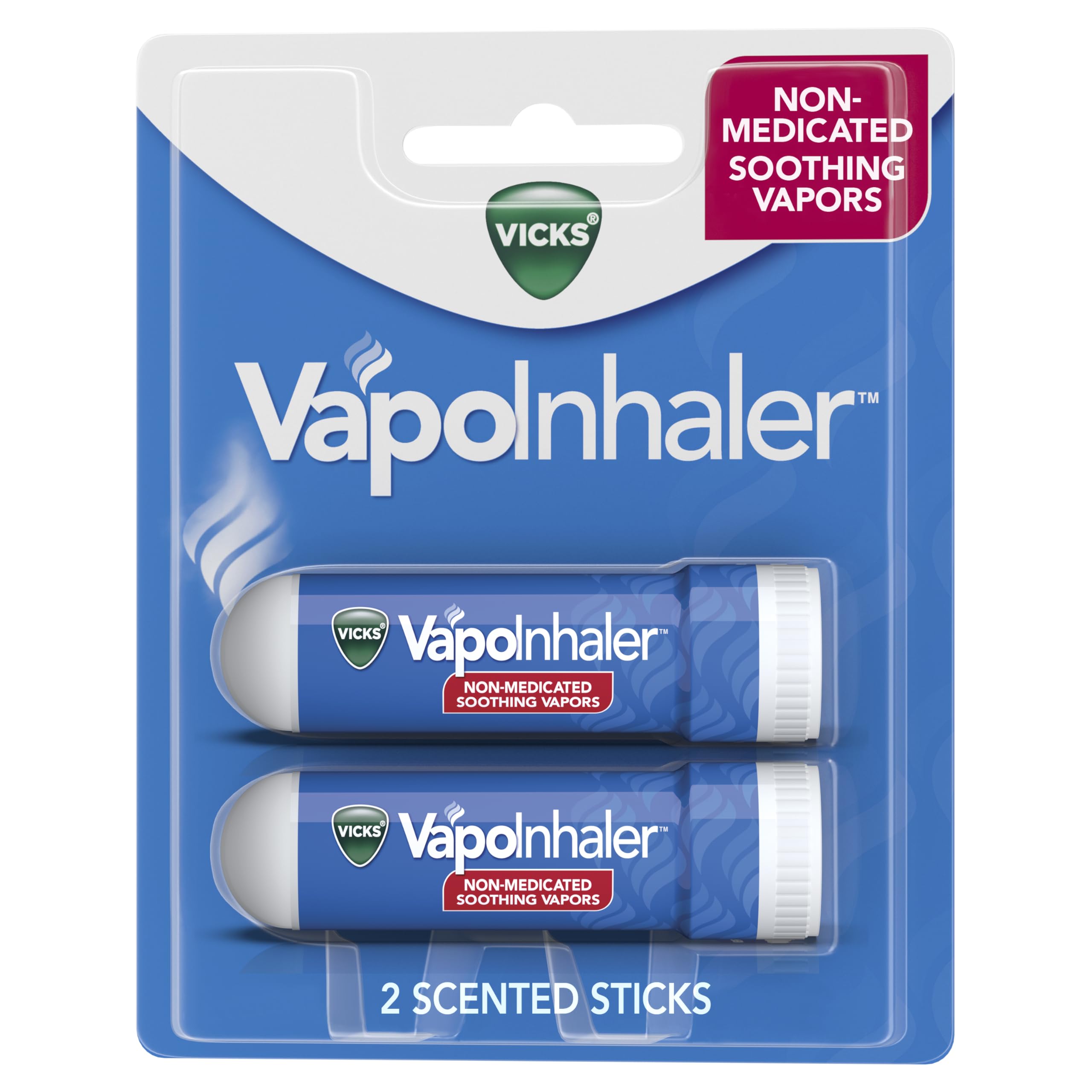 Vicks VapoInhaler portatil en bolso para vapores refrescantes