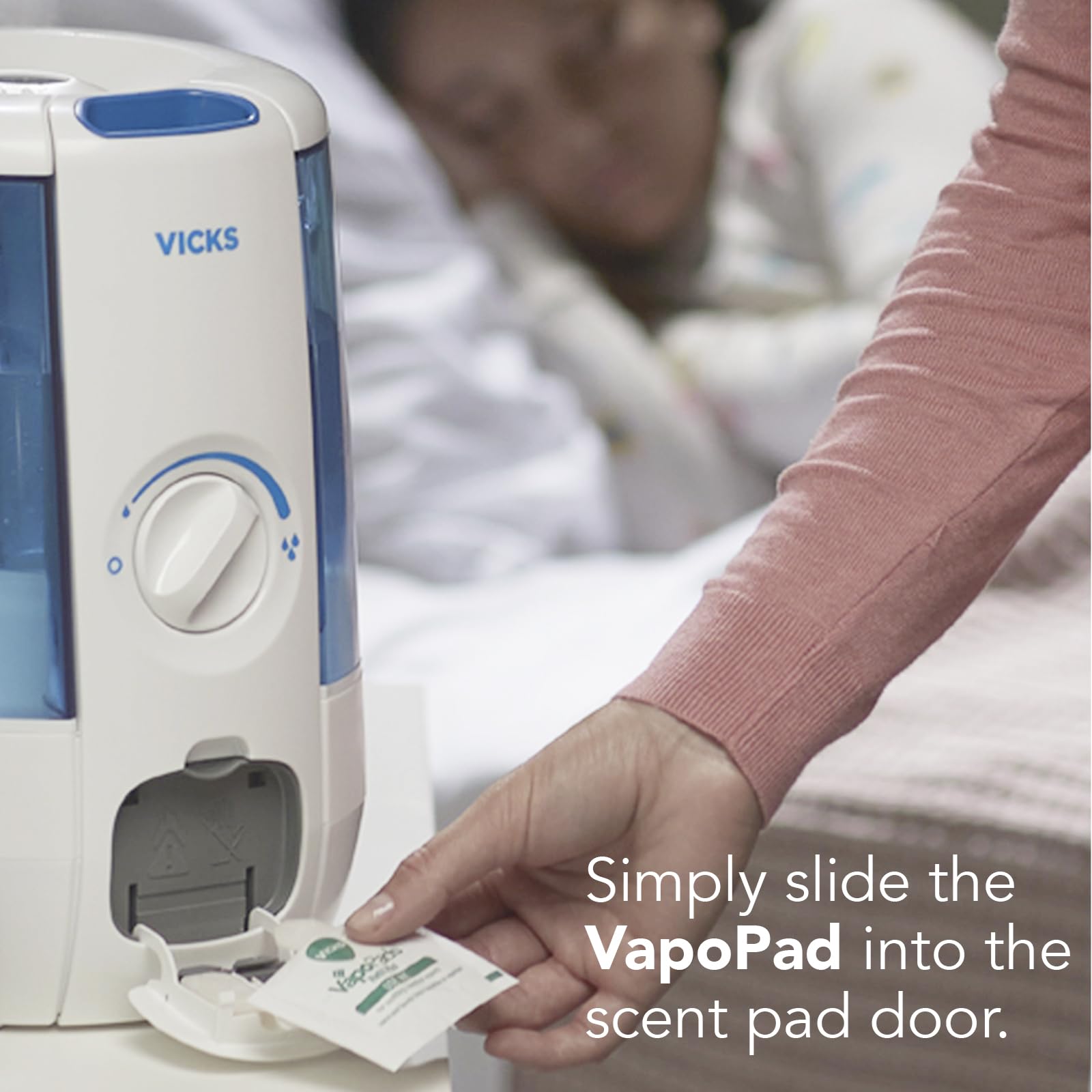 Vicks VapoPads pads mentolados para vaporizadores que promueven respiración más clara