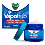 Vicks VapoRub Original en bote para uso tópico en el pecho y aroma mentolado.
