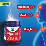 Vicks VapoRub en caja y tubo, cómodo de usar
