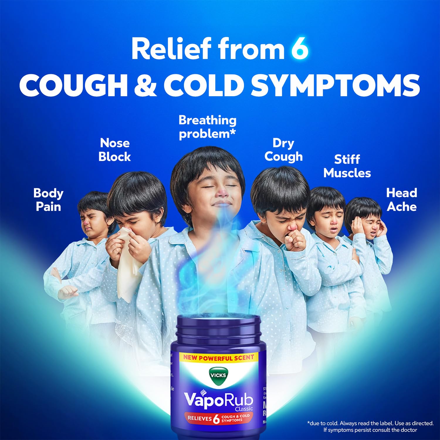 Vicks Vaporub rigidez muscular ofrece sensación de alivio temporal